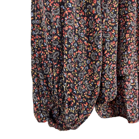 New Doen Silk Savona Blouse in Saint Claude Paisley S - Picture 6 of 15